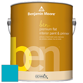 Benjamin Moore Ben W625 Premium Interior Latex Flat краска цвет NCS S 1555-B10G 