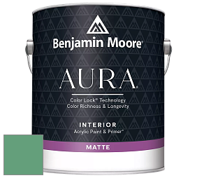 Benjamin Moore Aura 522 Interior Paint - Matte краска цвет 587 Scotch Plains Green