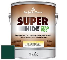 Benjamin Moore 355 Super Hide Zero Voc Interior Flat краска цвет RAL 6005 