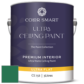 COLOR SMART CS 758 ULTRA CEILING PAINT ультраматовая краска цвет NCS S 4050-G 