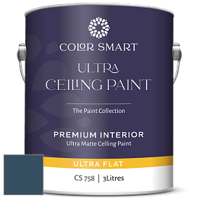 COLOR SMART CS 758 ULTRA CEILING PAINT ультраматовая краска цвет 2059-10 Marine Blue
