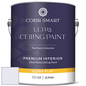 COLOR SMART CS 758 ULTRA CEILING PAINT ультраматовая краска цвет NCS S 0507-R60B 