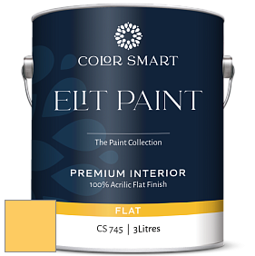 COLOR SMART CS 745 ELIT PAINT глубокоматовая моющаяся краска цвет 2020-40 Yellow Rain Coat