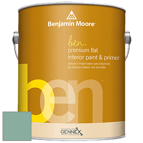 Benjamin Moore Ben W625 Premium Interior Latex Flat краска цвет 641 Everglades