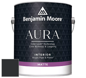 Benjamin Moore Aura 522 Interior Paint - Matte краска цвет RAL 9004 