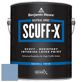 Benjamin Moore 485 Ultra Spec SCUFF-X Interior Eggshell Finish краска цвет 823 Steel Blue