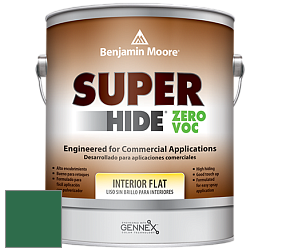 Benjamin Moore 355 Super Hide Zero Voc Interior Flat краска цвет 2039-10 Deep Green