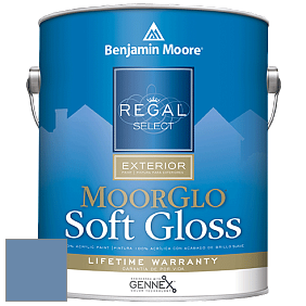 Benjamin Moore W096 Regal Select Exterior Paint-Moor GloSoft Gloss Finish краска цвет 824 Yin Yang