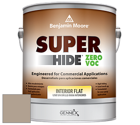 Benjamin Moore 355 Super Hide Zero Voc Interior Flat краска цвет AF-150 
