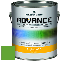 Benjamin Moore 794 Advance Interior Paint-High Gloss глянцевая алкидная эмаль цвет 2032-20 Traffic Light Green