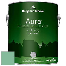 Benjamin Moore Aura 629 Waterborne Exterior Flat Finish краска цвет 586 Northern Lights
