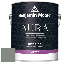Benjamin Moore Aura 522 Interior Paint - Matte краска цвет 1580 Intrigue