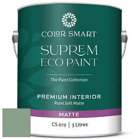 COLOR SMART CS 619 SUPREM ECO PAINT матовая краска цвет 628 Winchester Sage
