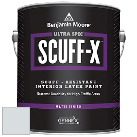 Benjamin Moore 484 Ultra Spec SCUFF-X Interior Matte Finish краска цвет 875 Blue Veil