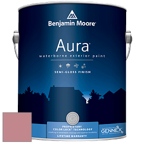 Benjamin Moore Aura 632 Waterborne Exterior Semi-Gloss Finish краска цвет 1279 Toasted Mauve