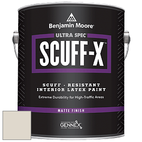 Benjamin Moore 484 Ultra Spec SCUFF-X Interior Matte Finish краска цвет 981 Wind's Breath