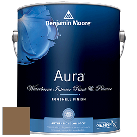 Benjamin Moore Aura 524 Waterborne Interior Eggshell Finish краска цвет 1050 Weathered Oak