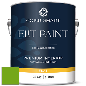 COLOR SMART CS 745 ELIT PAINT глубокоматовая моющаяся краска цвет 2031-10 Neon Lime