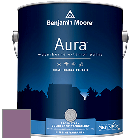 Benjamin Moore Aura 632 Waterborne Exterior Semi-Gloss Finish краска цвет 1371 Plum Perfect