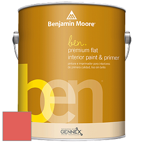 Benjamin Moore Ben W625 Premium Interior Latex Flat краска цвет 2012-30 Tangerine Dream