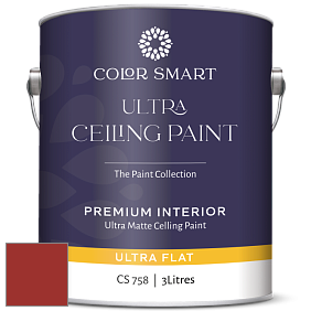COLOR SMART CS 758 ULTRA CEILING PAINT ультраматовая краска цвет RAL 3013 