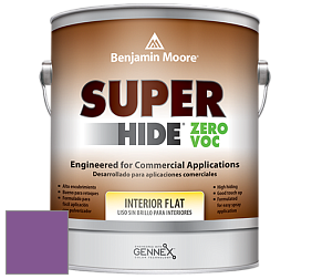 Benjamin Moore 355 Super Hide Zero Voc Interior Flat краска цвет NCS S 3055-R50B 