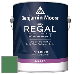 Benjamin Moore 548 IRegal Select Interior Paint - Matte краска цвет 2035-30 Nile Green