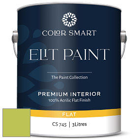 COLOR SMART CS 745 ELIT PAINT глубокоматовая моющаяся краска цвет NCS S 1060-G50Y 