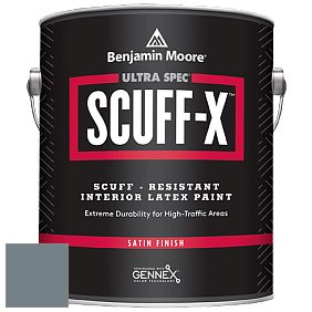Benjamin Moore 486 Ultra Spec SCUFF-X Interior Satin Finish краска цвет AF-555 