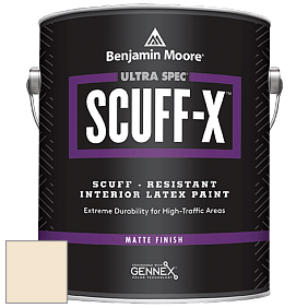 Benjamin Moore 484 Ultra Spec SCUFF-X Interior Matte Finish краска цвет 919 Buttermilk