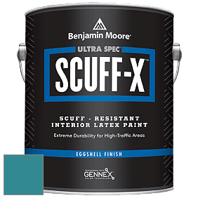 Benjamin Moore 485 Ultra Spec SCUFF-X Interior Eggshell Finish краска цвет 755 Salzburg Blue