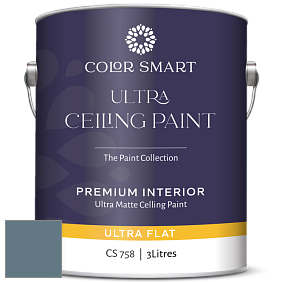 COLOR SMART CS 758 ULTRA CEILING PAINT ультраматовая краска цвет 1645 Thousand Oceans