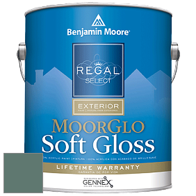 Benjamin Moore W096 Regal Select Exterior Paint-Moor GloSoft Gloss Finish краска цвет 685 Verdigris