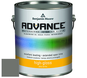 Benjamin Moore 794 Advance Interior Paint-High Gloss глянцевая алкидная эмаль цвет 1581 Millstone Gray