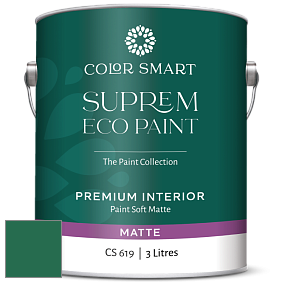 COLOR SMART CS 619 SUPREM ECO PAINT матовая краска цвет 2044-10 Green