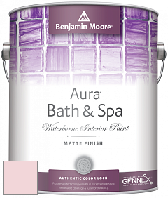 Benjamin Moore Aura 532 Bath & Spa Waterborne Interior Paint Matte Finish краска цвет NCS S 0515-R10B 