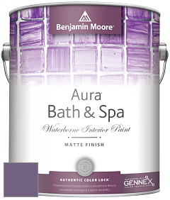 Benjamin Moore Aura 532 Bath & Spa Waterborne Interior Paint Matte Finish краска цвет 1392 Fire and Ice