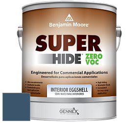 Benjamin Moore 357 Super Hide Zero Voc Interior Eggshell краска цвет 2061-20 Champion Cobalt