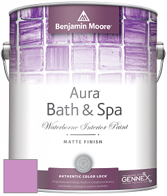 Benjamin Moore Aura 532 Bath & Spa Waterborne Interior Paint Matte Finish краска цвет NCS S 1050-R40B 