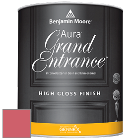 Benjamin Moore Aura 148 Grand Entrance High Gloss эмаль цвет 1313 Milano Red