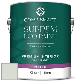 COLOR SMART CS 619 SUPREM ECO PAINT матовая краска цвет 456 North Shore Green