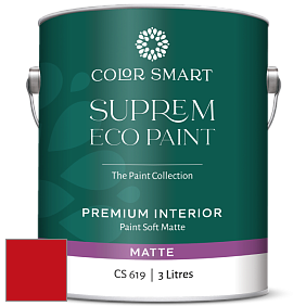COLOR SMART CS 619 SUPREM ECO PAINT матовая краска цвет RAL 3020 
