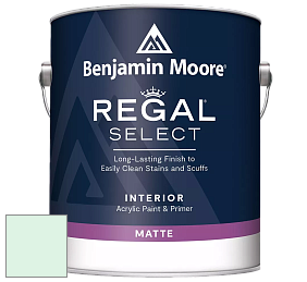 Benjamin Moore 548 IRegal Select Interior Paint - Matte краска цвет 2037-70 Fresh Mint