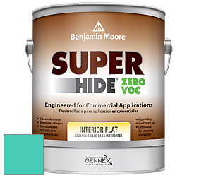 Benjamin Moore 355 Super Hide Zero Voc Interior Flat краска цвет NCS S 1050-B70G 