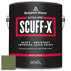 Benjamin Moore 486 Ultra Spec SCUFF-X Interior Satin Finish краска цвет 434 Herb Garden