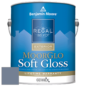 Benjamin Moore W096 Regal Select Exterior Paint-Moor GloSoft Gloss Finish краска цвет 1434 In the Twilight