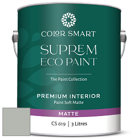 COLOR SMART CS 619 SUPREM ECO PAINT матовая краска цвет RAL 7038 