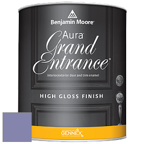 Benjamin Moore Aura 148 Grand Entrance High Gloss эмаль цвет 1406 Purple Heart