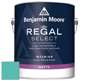 Benjamin Moore 548 IRegal Select Interior Paint - Matte краска цвет 2048-40 Poolside Blue
