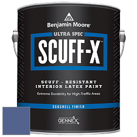 Benjamin Moore 485 Ultra Spec SCUFF-X Interior Eggshell Finish краска цвет 1421 Bistro Blue